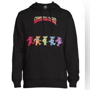 Grateful Dead men’s black sweatshirt pullover hoodie size XXL 2XL 50/52 Bears
